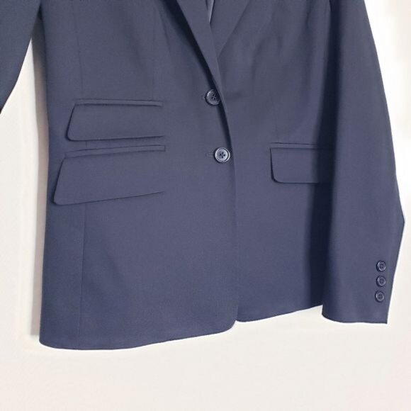 Victoria's Secret Body by Victoria Black Blazer Suit Jacket Women's Size 8 - Picture 4 of 7